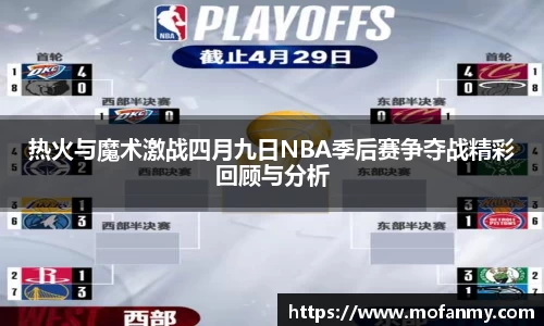热火与魔术激战四月九日NBA季后赛争夺战精彩回顾与分析